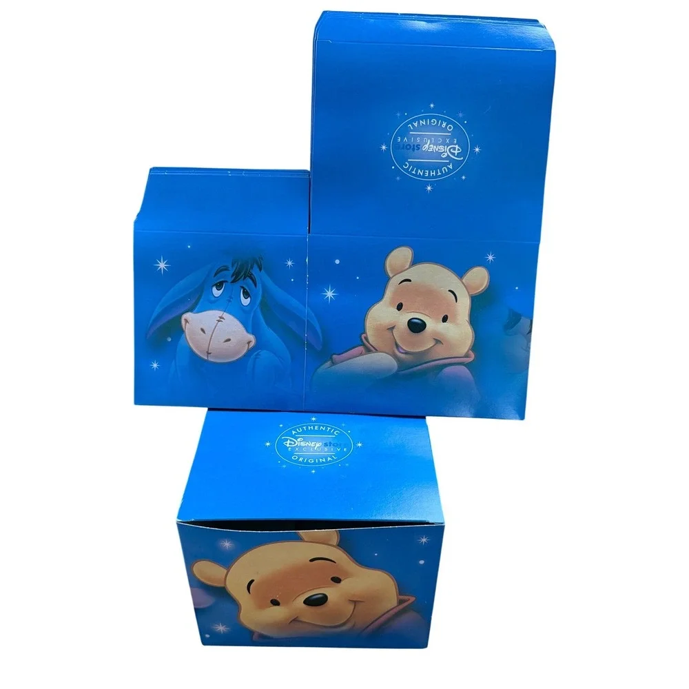 Vtg Disney Exclusive Winnie‎ the Pooh Eeyore Tigger Piglet Gift Boxes Set of 6